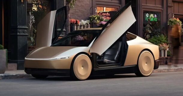 Tesla Cybercab, robotáxi elétrico sem volante nem pedais